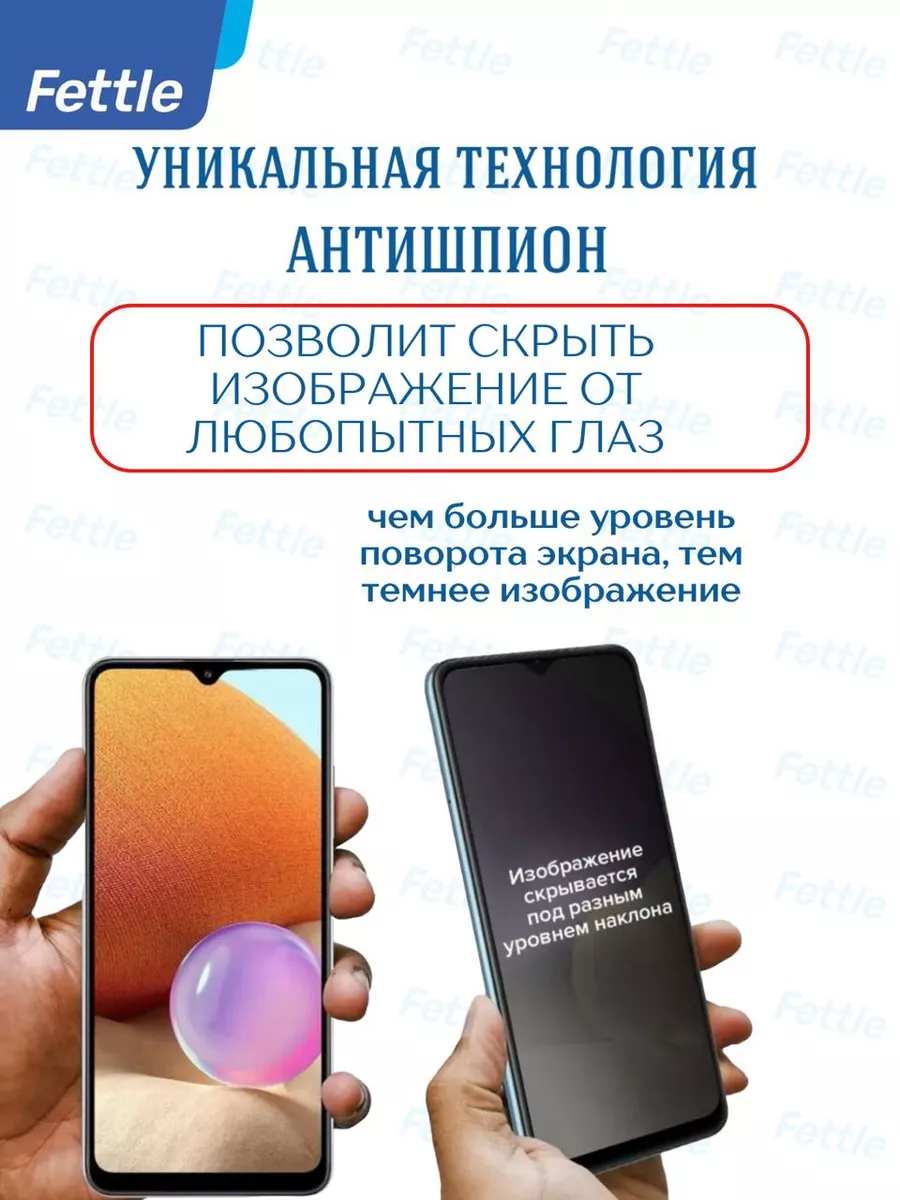 Защитная пленка Антишпион для iPhone 13 Pro Max Fettle 48382289 купить за  175 ₽ в интернет-магазине Wildberries