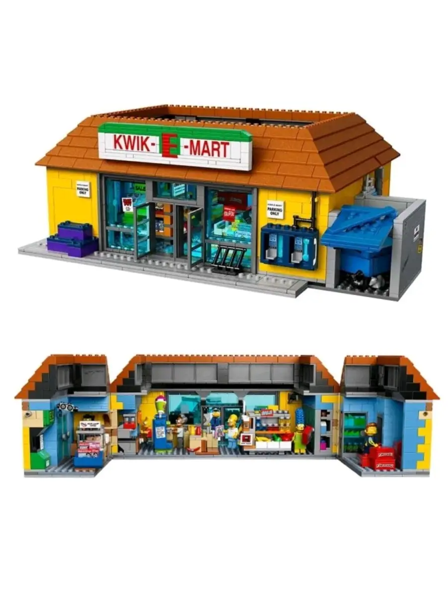 Конструктор The Simpsons Симпсоны Магазин На скорую руку LEGO 48386920  купить за 9 352 ₽ в интернет-магазине Wildberries