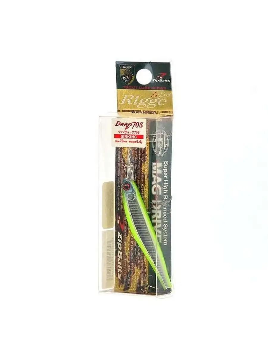 Воблер Rigge 70 S-DR-851R ZipBaits 48415262 купить за 2 293 ₽ в  интернет-магазине Wildberries