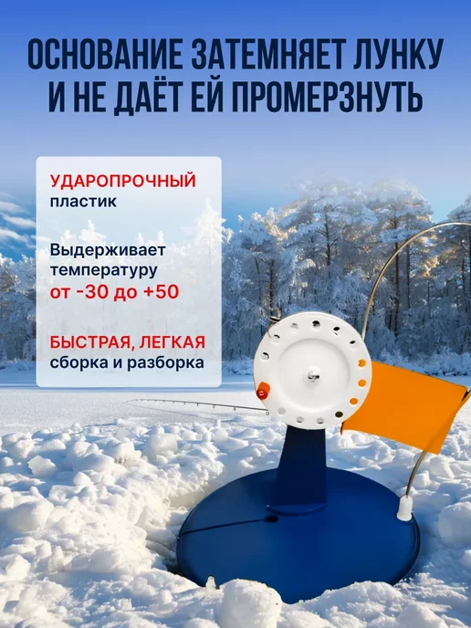 Рыбалка с Палычем Жерлицы зимние оснащенные для рыбалки набор, зимней в сумке, фото 4