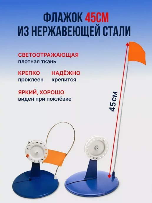 Рыбалка с Палычем Жерлицы зимние оснащенные для рыбалки набор, зимней в сумке, фото 8