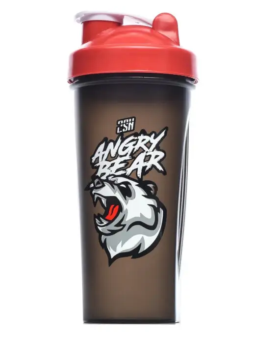 2SN Angry Bear, шейкер спортивный для протеина, для воды 600 мл, 600 мл, фото 3