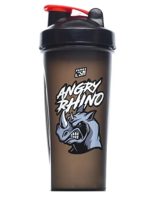 2SN Angry Rhino, шейкер спортивный для протеина, для воды 600 мл, 600 мл, фото 3