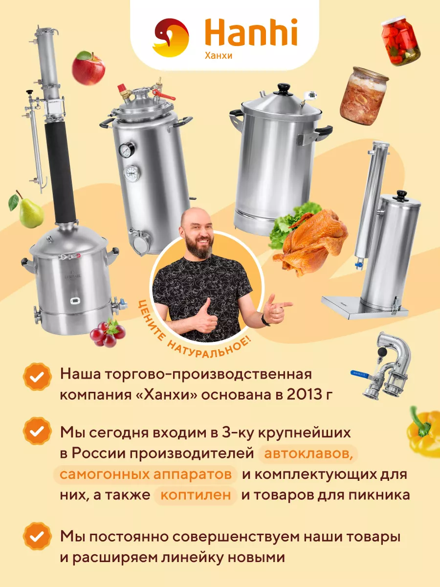 Автоклав домашний Fansel 20 л для тушенки Русская дымка 48544500 купить за  9 307 ₽ в интернет-магазине Wildberries