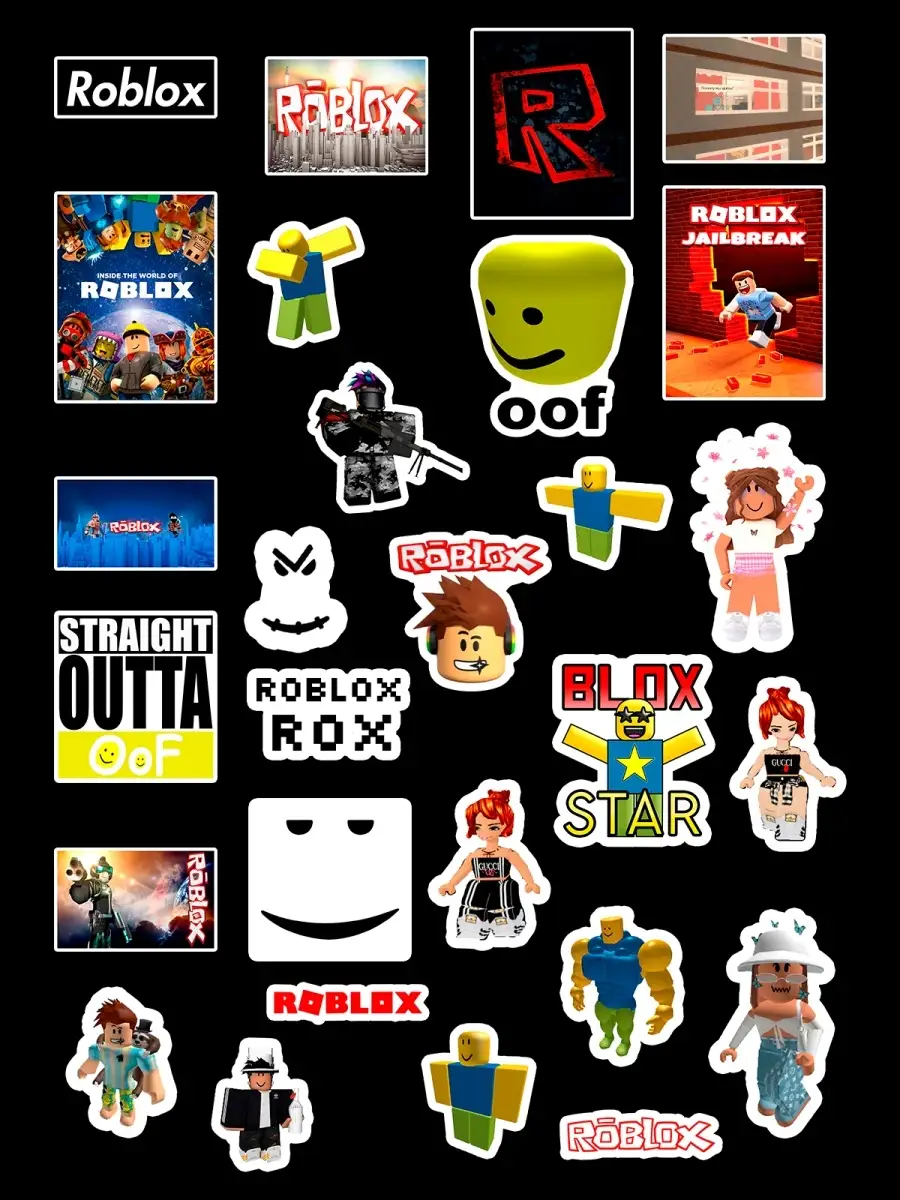 Brawl Stars / Minecraft / Roblox / Наклейки / Стикеры / Стикерпак Sticker  Universe 48591518 купить за 219 ₽ в интернет-магазине Wildberries