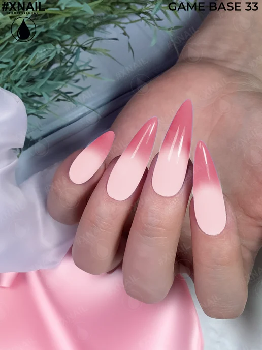 XNAIL PROFESSIONAL База для ногтей цветная для гель лака самовыравнивающаяся, розовый, фото 5