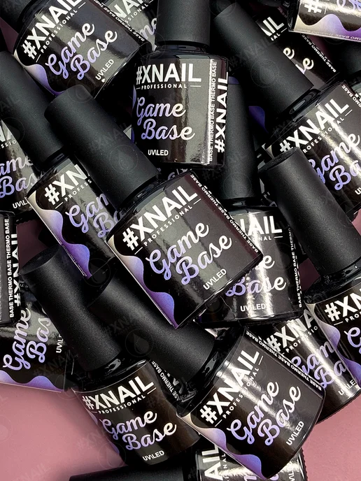 XNAIL PROFESSIONAL База для ногтей цветная для гель лака самовыравнивающаяся, розовый, фото 8