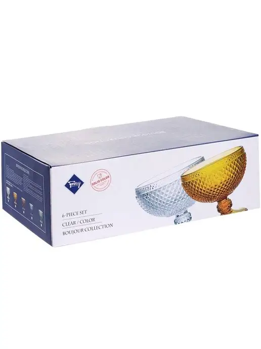 Набор креманок для мороженого и десертов 6 штук - фото 7