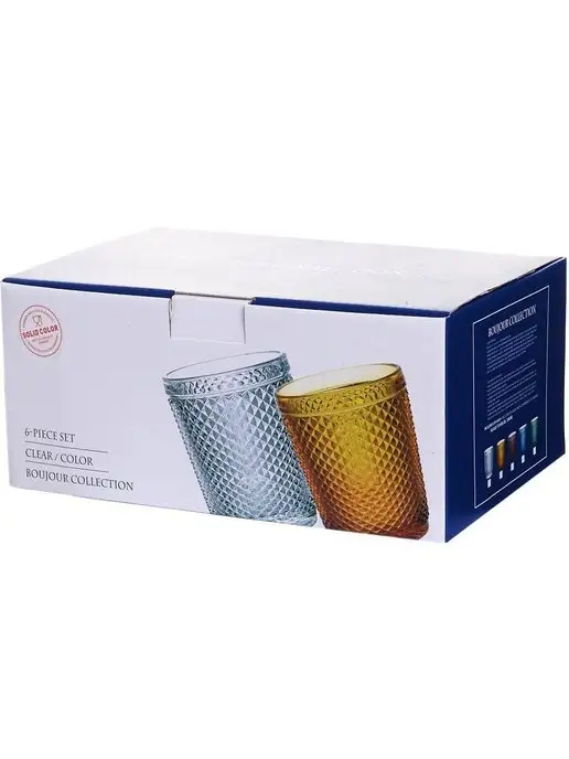 Стаканы стекло подарочный набор 6 шт - фото 7