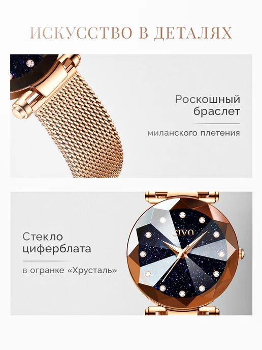 CIVO Часы женские наручные, серый, фото 4