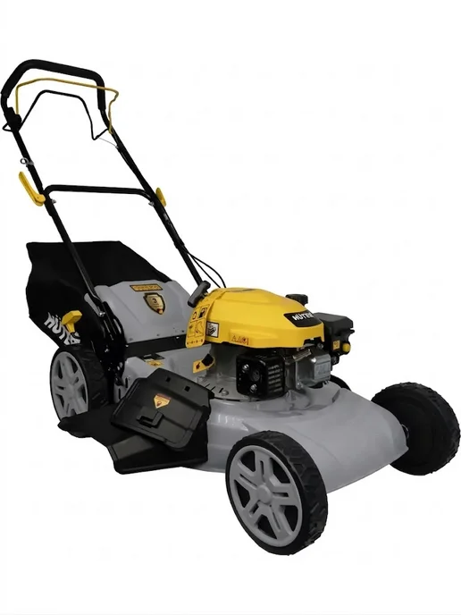 HUTER Бензиновая газонокосилка GLM-460ST Grey самоходная, серый, фото 8