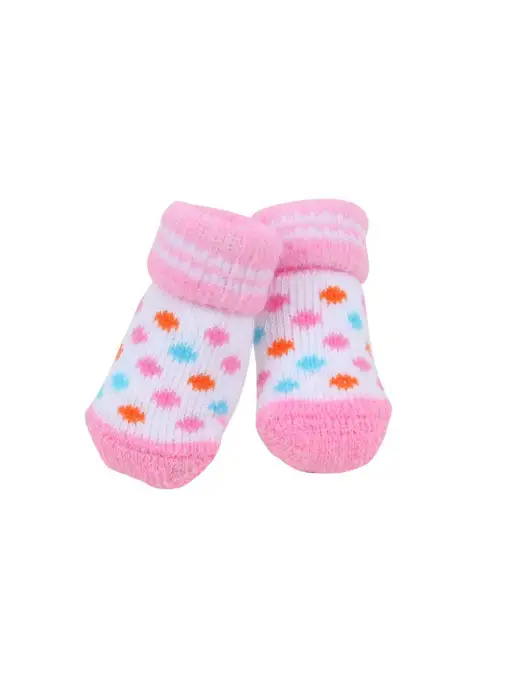 PUPPIA Носки для собак "Polka Dot II", голубые, розовый
