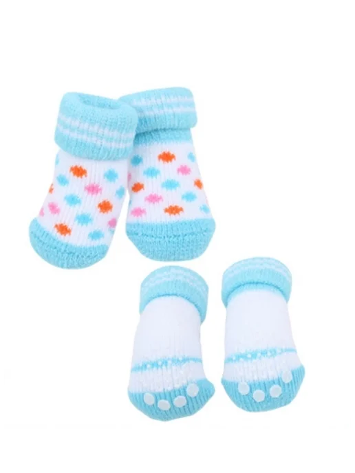 PUPPIA Носки для собак "Polka Dot II", голубые, голубой, фото 2