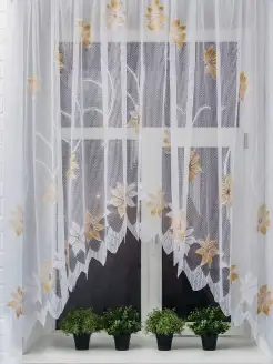 Тюль COZY CURTAINS 48834437 купить за 851 ₽ в интернет-магазине Wildberries