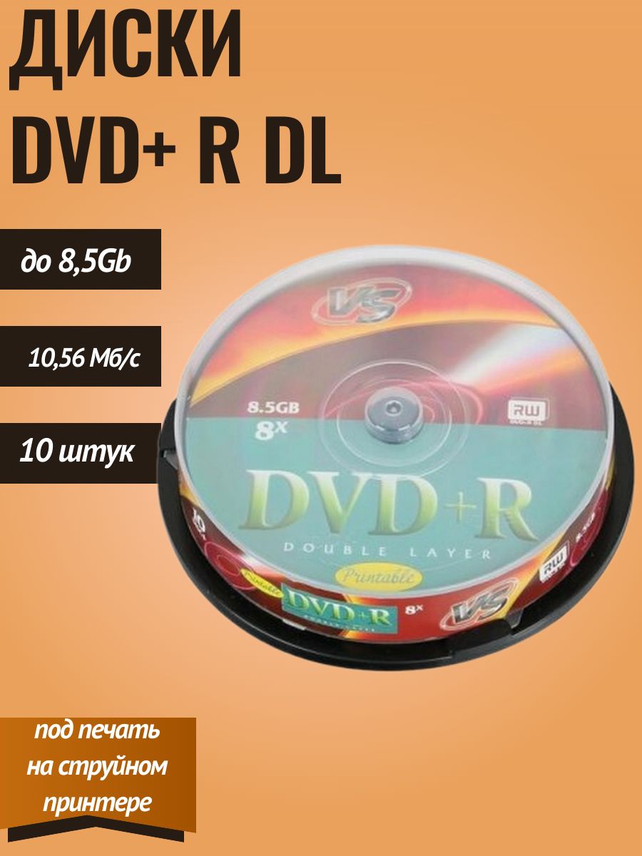 Диск dvd r 8.5 gb. Диски vs. Диски Wyll vs. Диск vs vscdrcb5001.