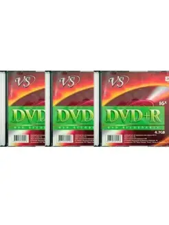 Диски VS DVD+R 4,7 GB 16x SL, 3 диска VS 48870227 купить за 301 ₽ в интернет-магазине Wildberries