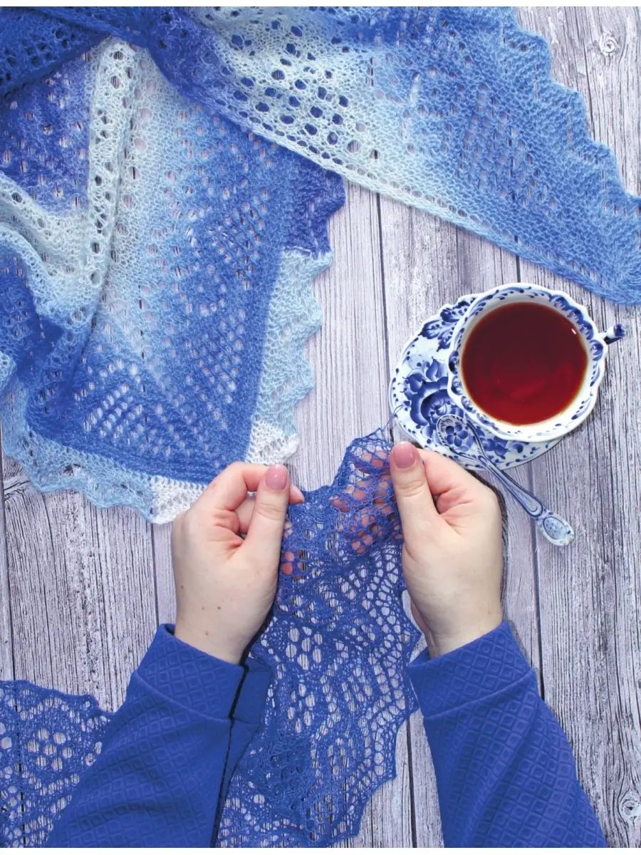 Схемы вязания | Оренбургский пуховый платок | Блог о вязании