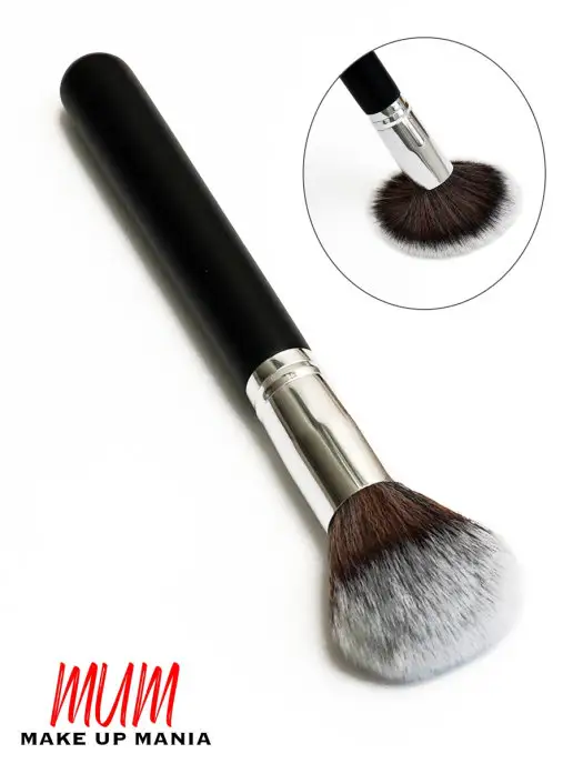 Make Up Mania Профессиональная косметическая кисть для макияжа пудры румян, черный