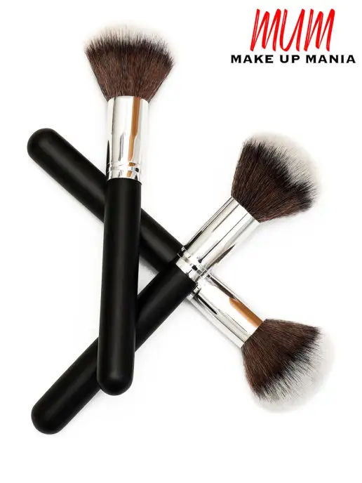 Make Up Mania Профессиональная косметическая кисть для макияжа пудры румян, черный, фото 2