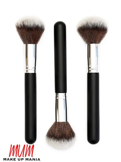 Make Up Mania Профессиональная косметическая кисть для макияжа пудры румян, черный, фото 4