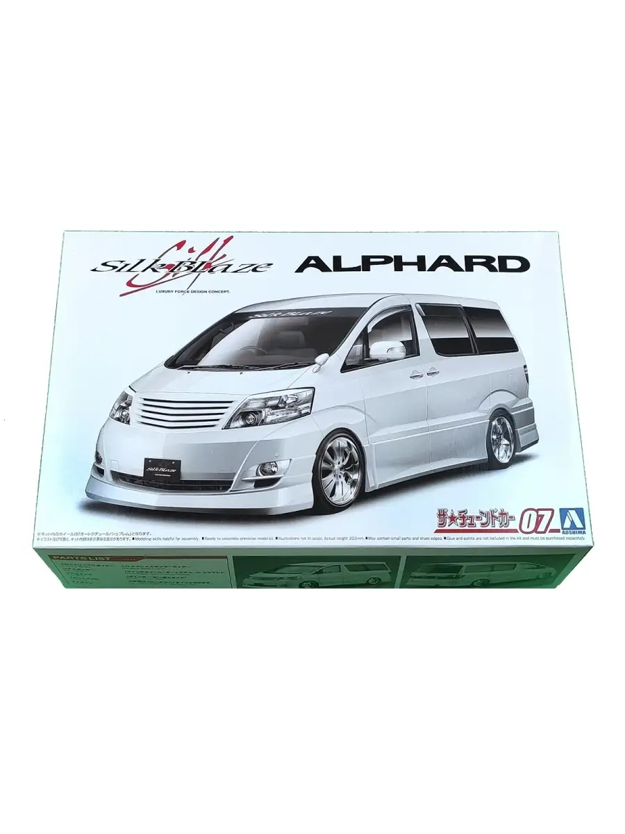 Минивэн Toyota Alphard Silk Blaze Aoshima 49163253 купить за 3 743 ₽ в  интернет-магазине Wildberries