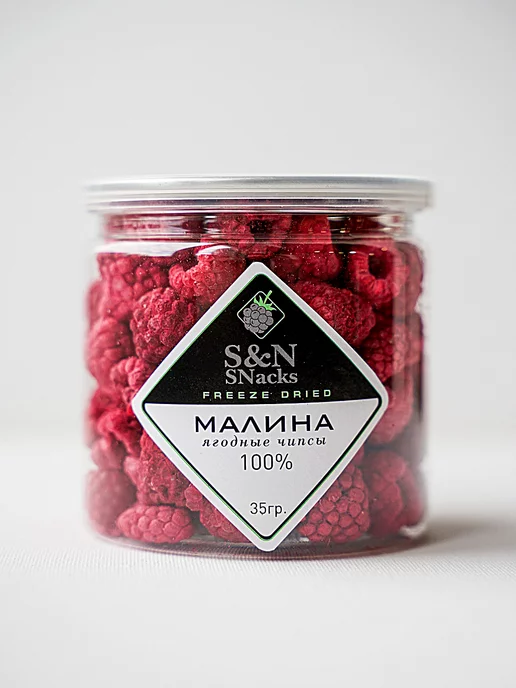S&N SNacks Малина сублимированная целая 35 г, 35 г