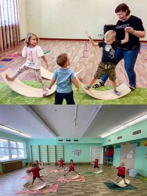 Made in Siberia (Сибирский борд) Балансир для детей из дерева, зеленый, фото 3