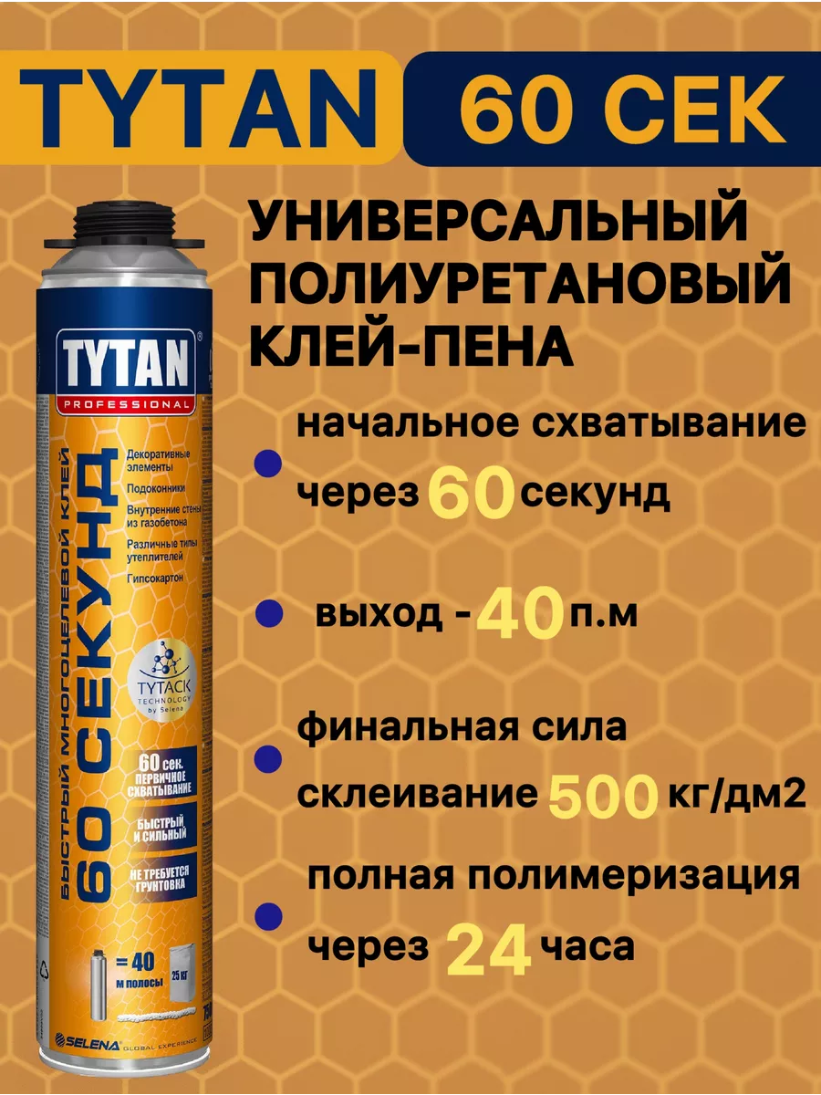 Клей-пена TYTAN 60 Сек