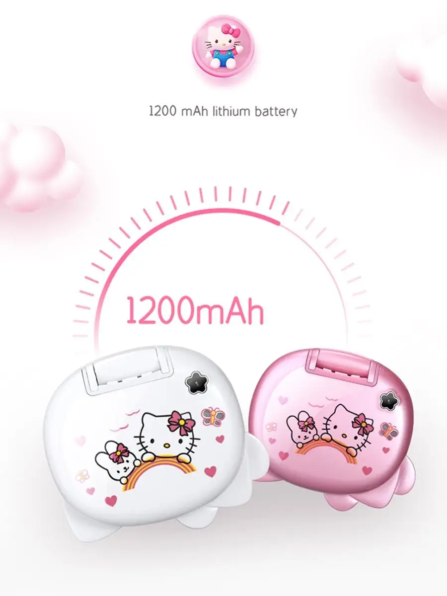 Hello Kitty телефон hello kitty раскладушка кнопочный Hello Kitty 49234909  купить в интернет-магазине Wildberries