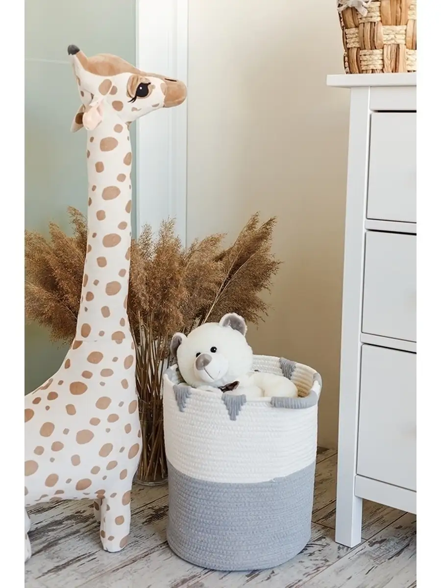 Мягкие игрушки из ткани своими руками – Веселые жирафы.