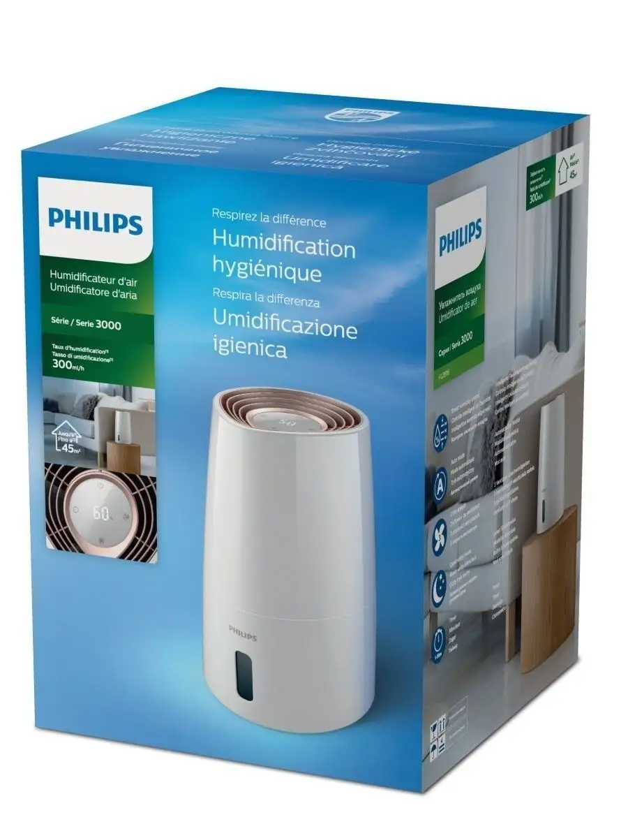 Philips humidificateur d'air série 3000 HU3918/10 