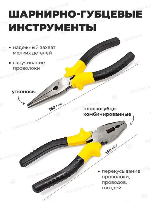 WMC Tools Набор инструментов для дома в кейсе 54 предмета, синий, фото 6