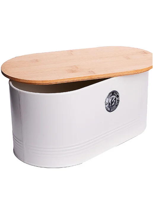 Металлическая хлебница с крышкой - фото 5