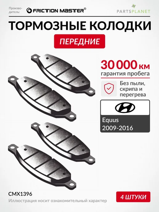 FRICTION MASTER Тормозные колодки передние керамические на Хендай Элантра 5, вариант