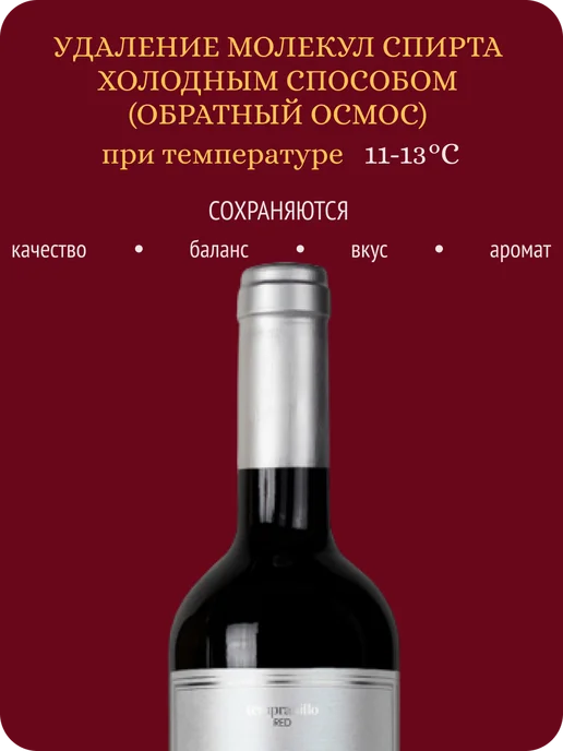 Win Wine Вин Темпранильо вино безалкогольное Испания 0,0%, 750 мл, фото 8