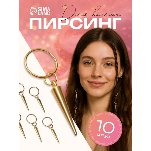 Кольца для волос шармы для косичек