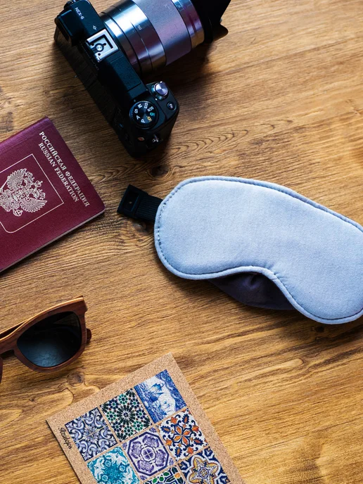 TRAVEL BLUE Маска для сна Luxury Eye Mask, синий, фото 6
