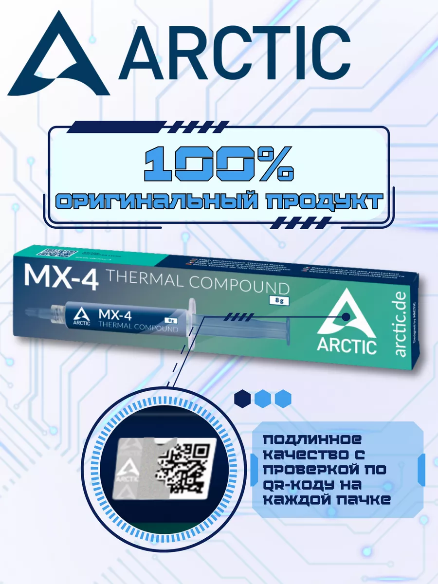 Термопаста MX-4 для ноутбука, ПК ZeepDeep 49741692 купить за 1 002 ₽ в  интернет-магазине Wildberries