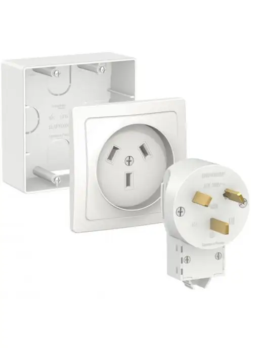 Schneider Electric Комплект силовой 32А 250В розетка, вилка, подъемная, вариант, фото 2