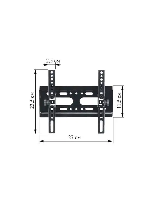 Rohs Держатель настенный с наклоном C30 14-43, кронштейн, черный, фото 8