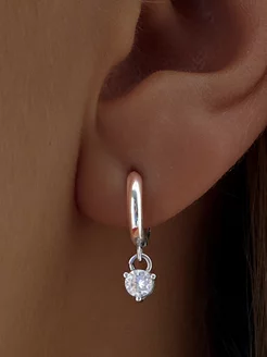 Серьги кольца серебро 925 круглые серебряные Ювелир Карат 49858717 купить за 1 748 ₽ в интернет-магазине Wildberries