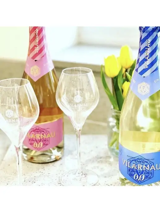 Vilarnau Безалкогольное игристое вино Organic Rose 0.75л, 750 мл, фото 6