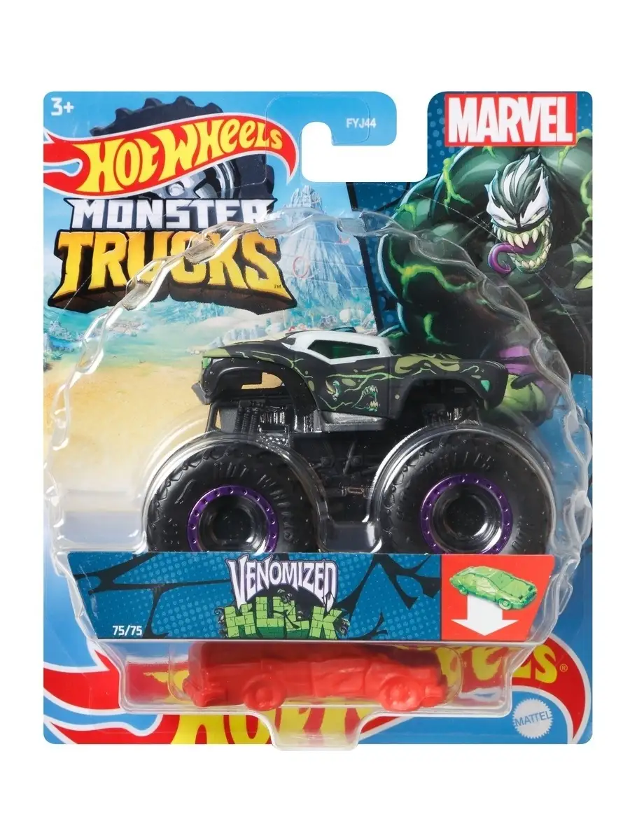 Машинка Hot Wheels Monster trucks Монстр-трак коллекционный Hot Wheels  49974208 купить в интернет-магазине Wildberries