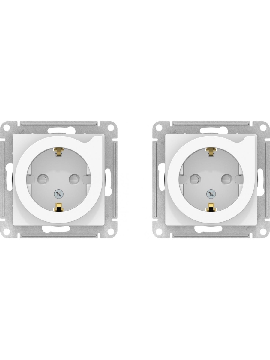 Механизм розетки schneider electric. Розетка двойная встраиваемая Schneider Electric ATLASDESIGN, С заземлением. Розетка с заземлением со шторками в рамку белая Schneider Electric 940042. Розетка с заземлением со шторками и крышкой Schneider Electric ATLASDESIGN В сборе. Розетки Шнайдер белые.