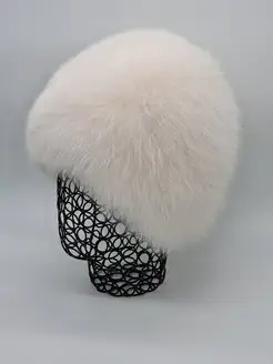 Шапка вязаная трикотажная с мехом песца LUXURY FUR HATS 50094017 купить за 9 619 ₽ в интернет-магазине Wildberries