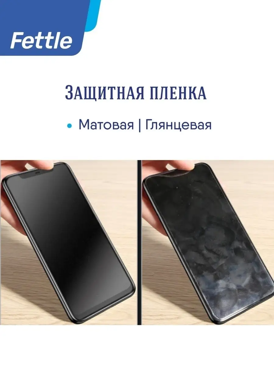 Защитная Пленка Антишпион iPhone 6 - 6S - 7 - 8 - SE20 - 22 Fettle 50109685  купить за 125 ₽ в интернет-магазине Wildberries