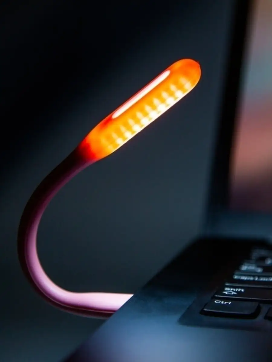 Купить Лампа USB для ноутбука гибкая в интернет-магазине Gadgik