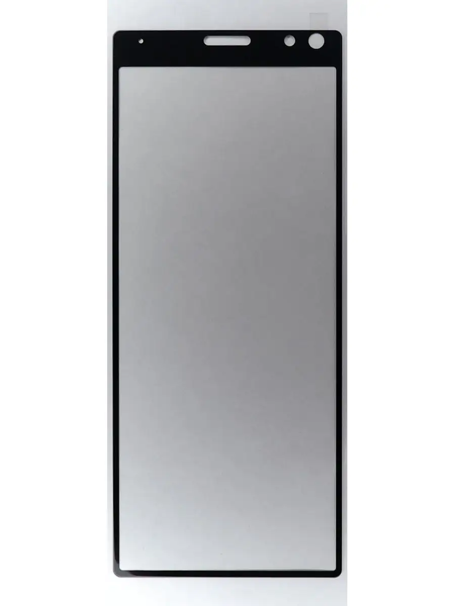 Защитное стекло 2D полноэкранное на Sony Xperia XZ4 чёрное