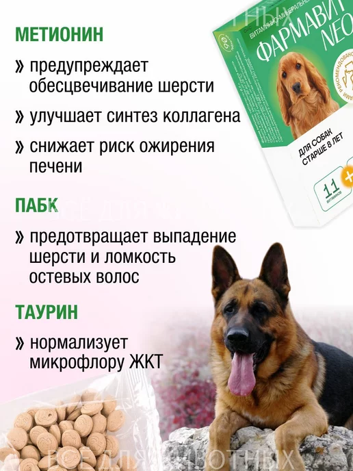 Фармавит NEO Витамины для собак старше 8 лет, вариант, фото 2
