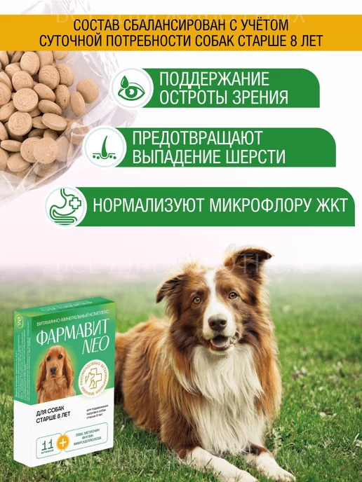 Фармавит NEO Витамины для собак старше 8 лет, вариант, фото 3